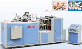 Paper cup with handle forming machine